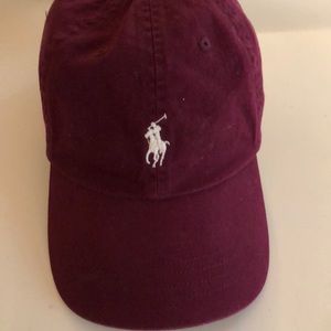 Maroon Ralph Lauren Polo Hat